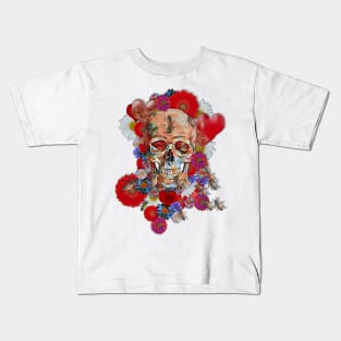 Skull Flower Power II Kids T-Shirt